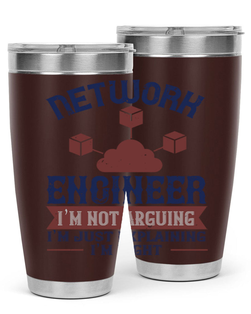 network engineer I am not arguing Im just explaining im right Style 42#- engineer- tumbler
