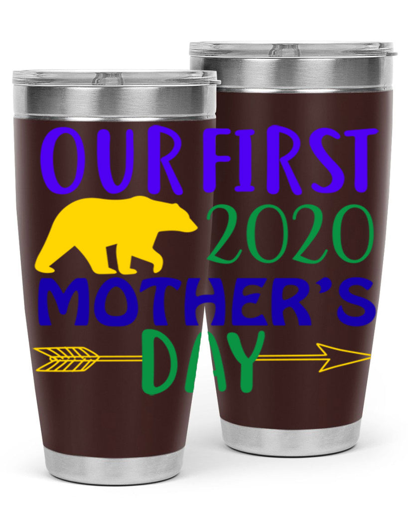 our first mothers day 4#- mardi gras- Tumbler