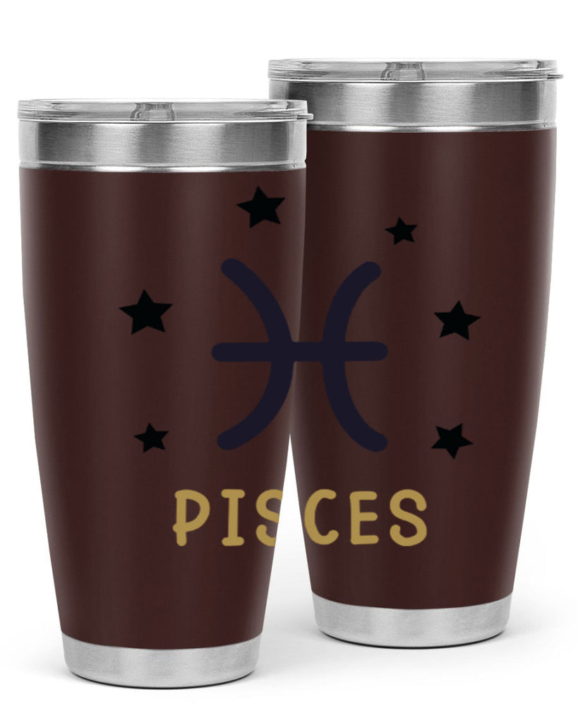 pisces 355#- zodiac- Tumbler