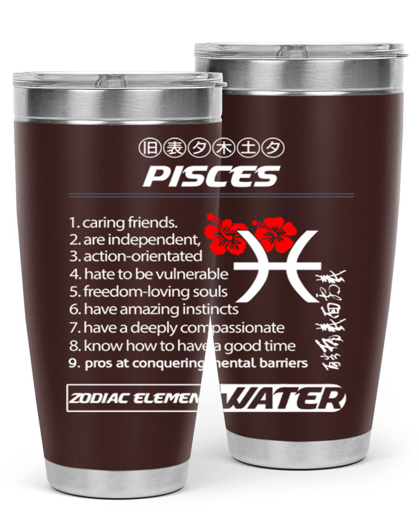 pisces 356#- zodiac- Tumbler