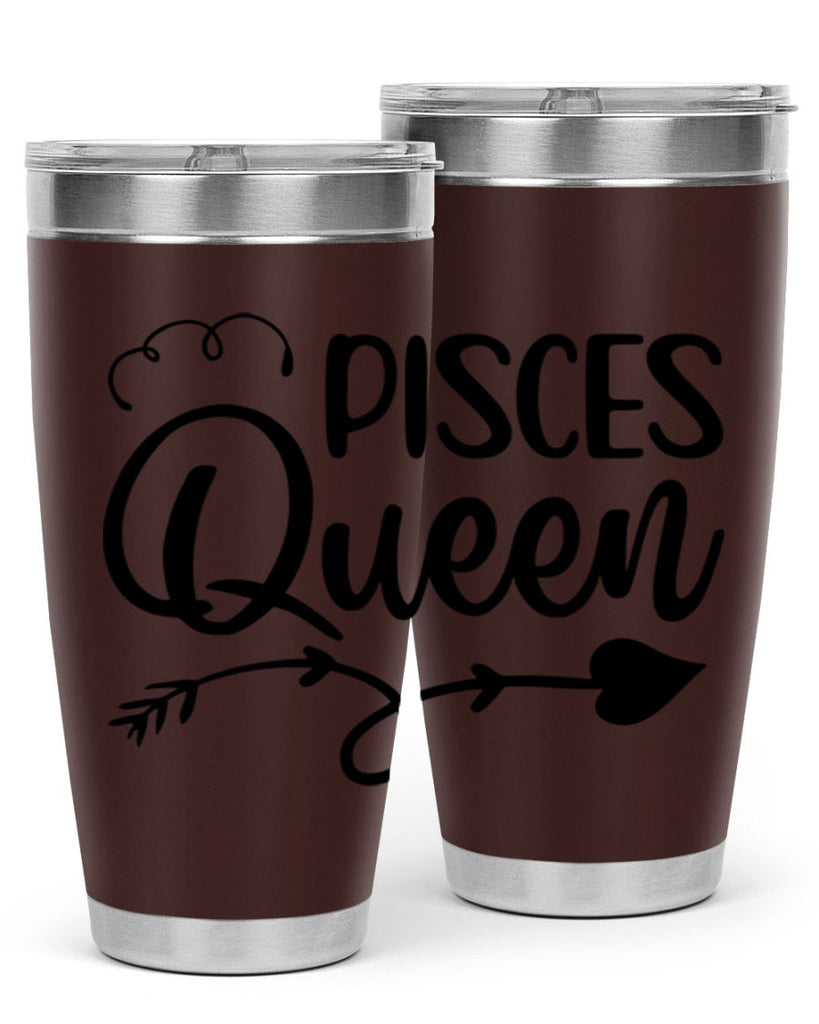 pisces queen 379#- zodiac- Tumbler