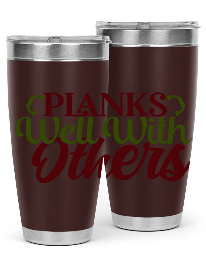 planks well with others 25#- gym- Tumbler