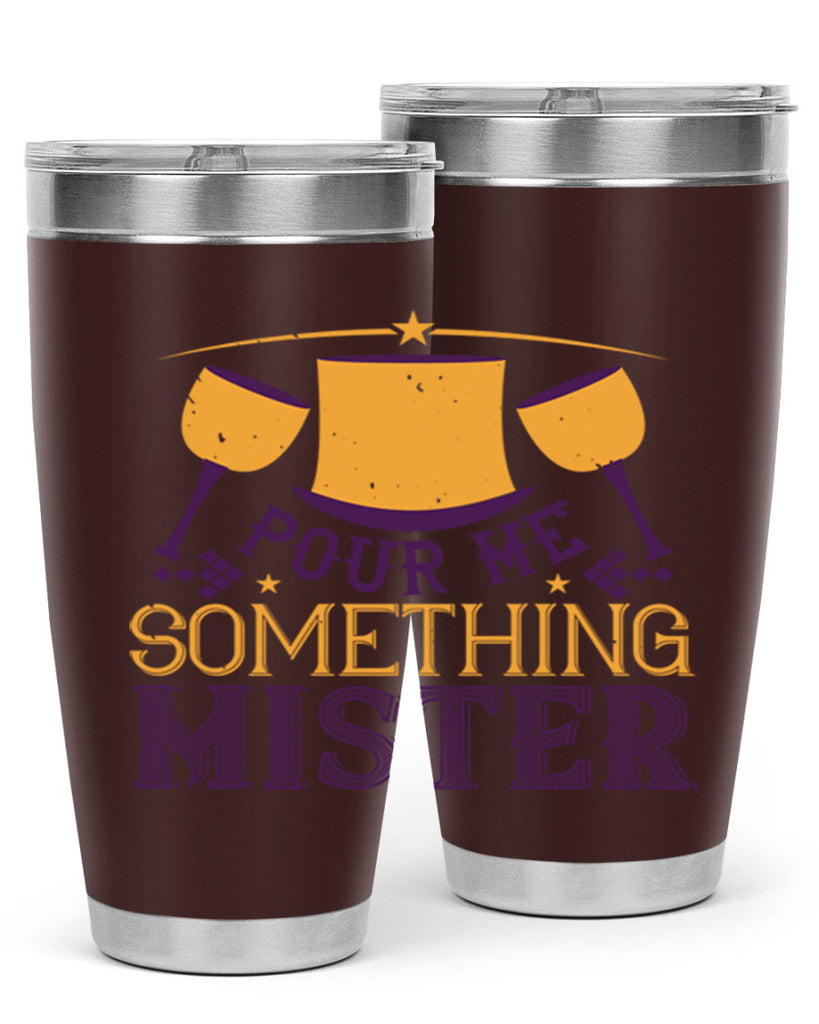 pour me something mister 38#- mardi gras- Tumbler