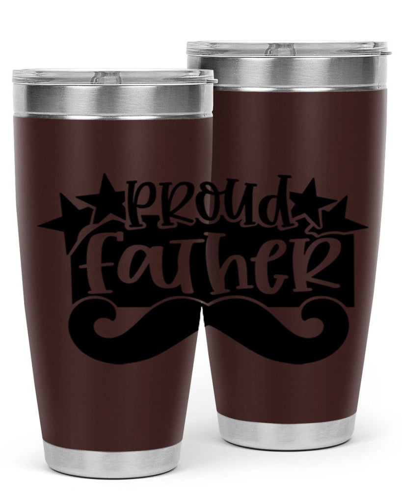 proud father 21#- fathers day- Tumbler