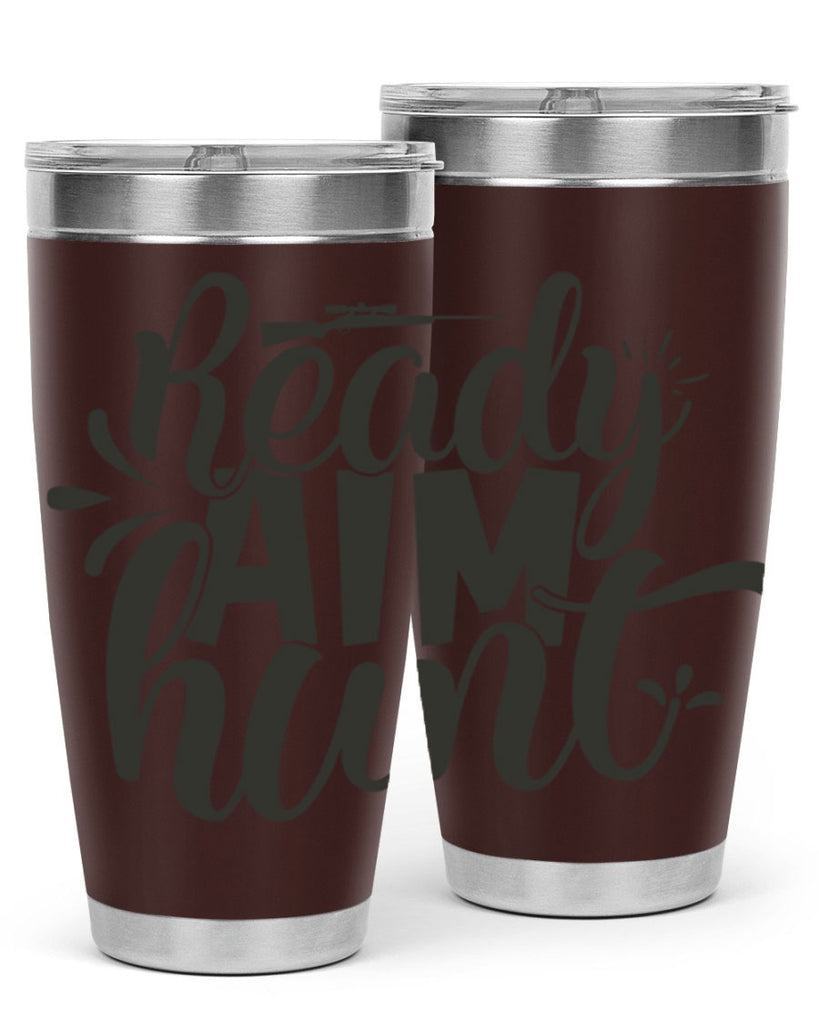 ready aim hunt 4#- hunting- Tumbler