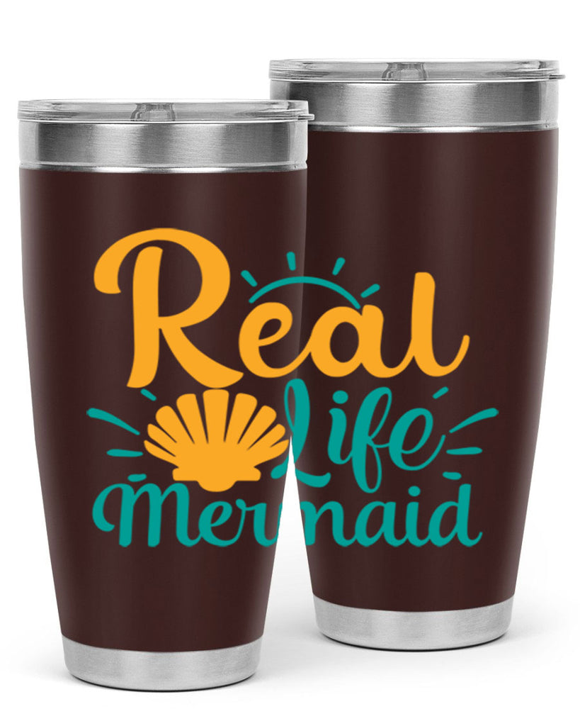 real life mermaid Style 79#- summer- Tumbler