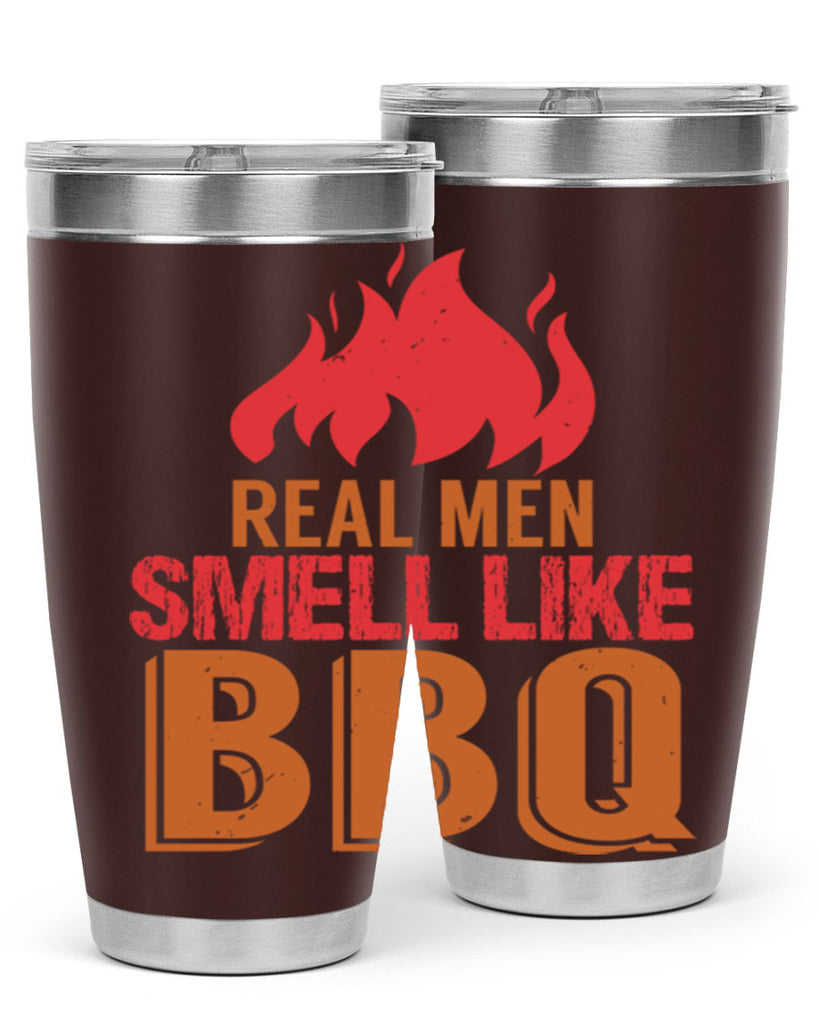 real men smell like bbq 16#- bbq- Tumbler