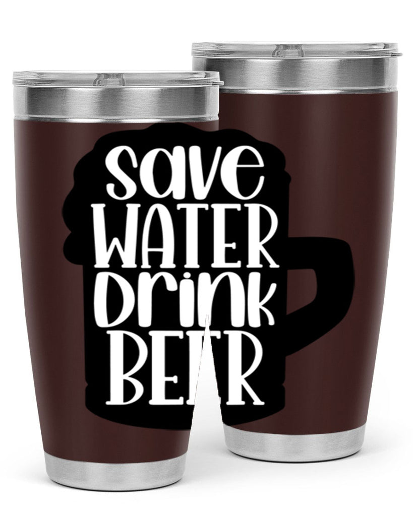 save water drink beer 23#- beer- Tumbler