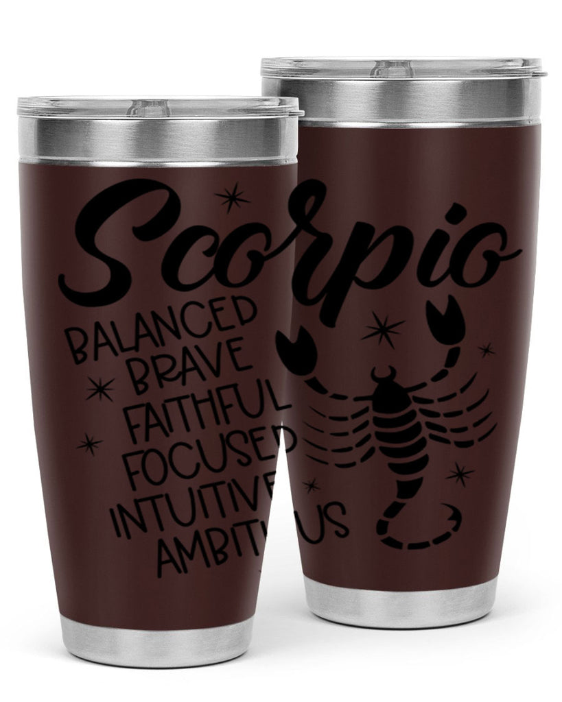 scorpio 436#- zodiac- Tumbler