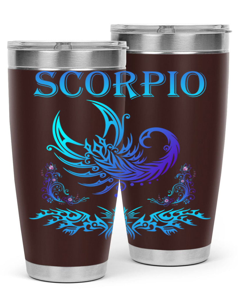 scorpio 449#- zodiac- Tumbler