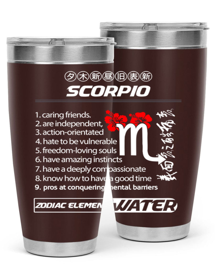 scorpio 456#- zodiac- Tumbler