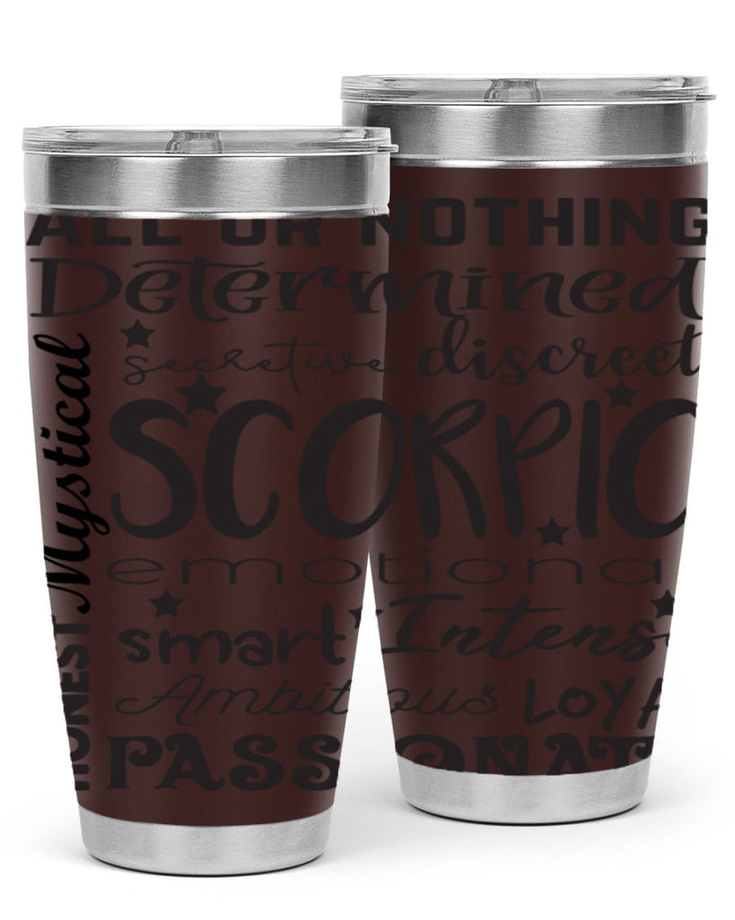 scorpio 572#- zodiac- Tumbler