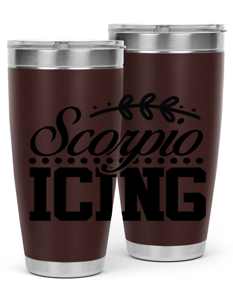 scorpio icing 442#- zodiac- Tumbler