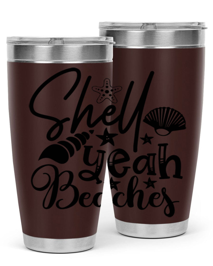 shell yeah beaches Style 75#- summer- Tumbler