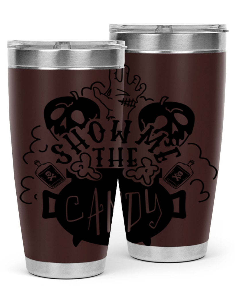 show me the candy 25#- halloween- Tumbler