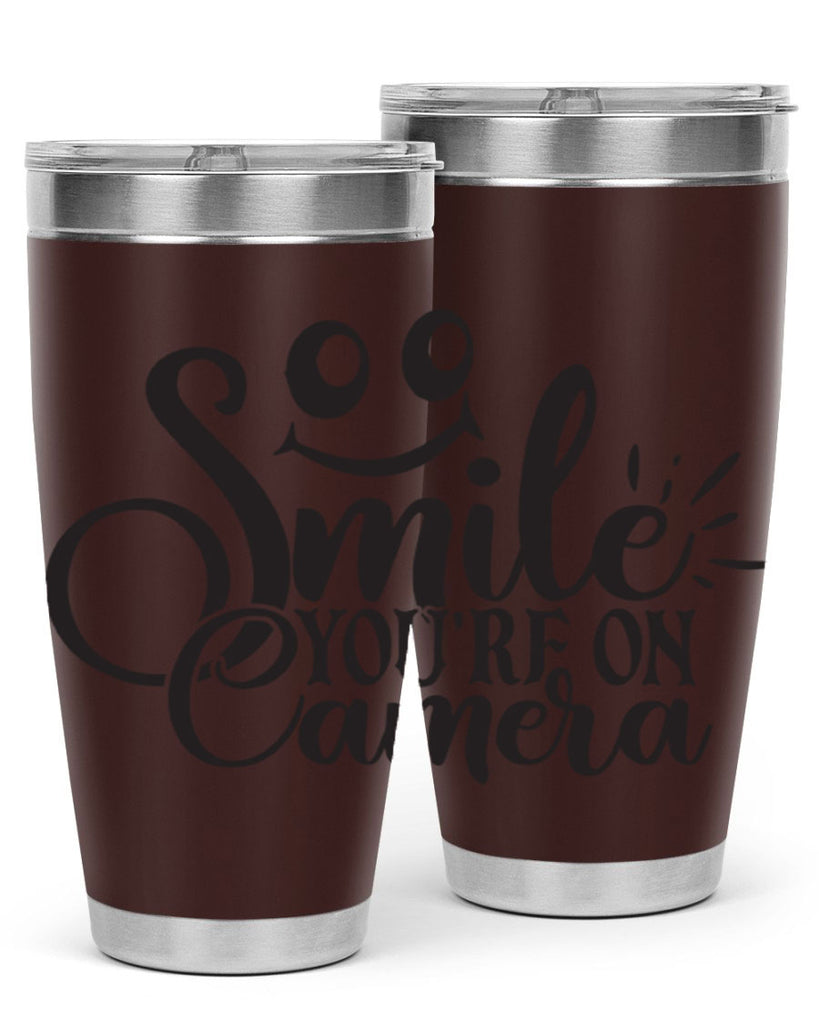 smile youre on camera 53#- home- Tumbler