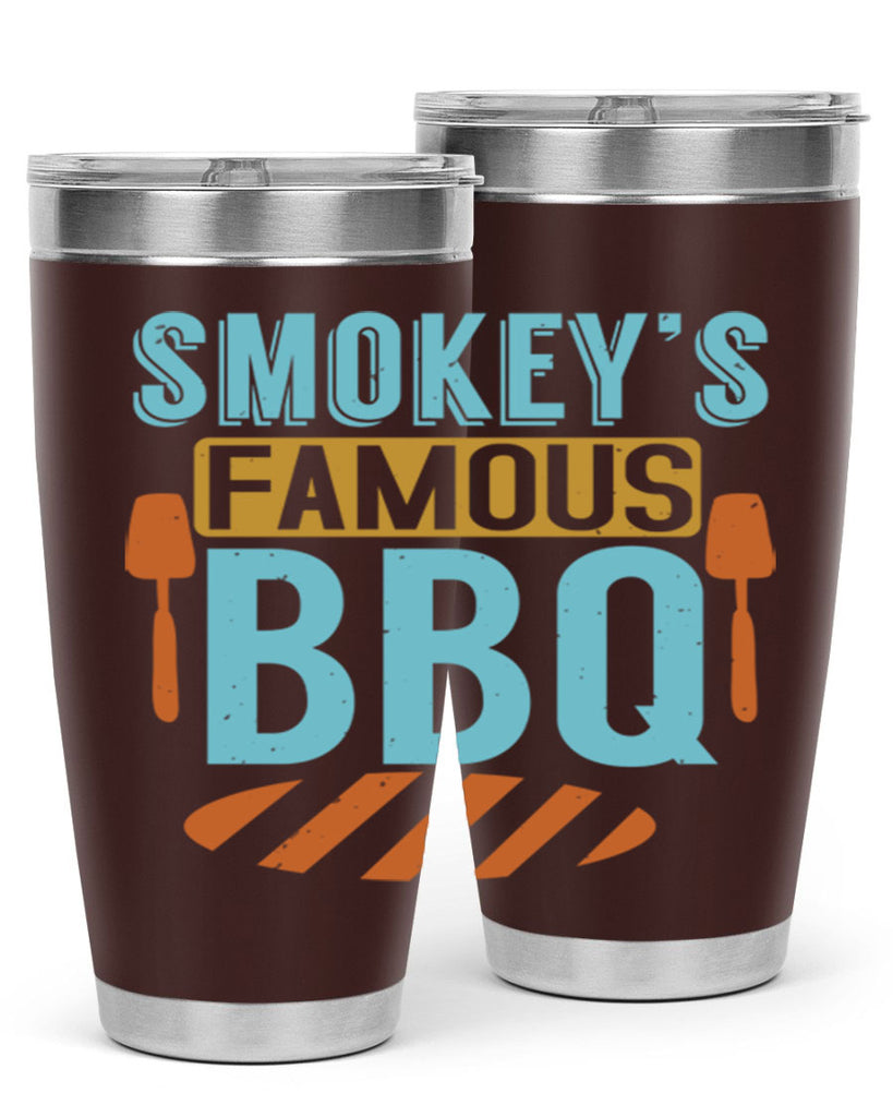 smokeys famous bbq 11#- bbq- Tumbler