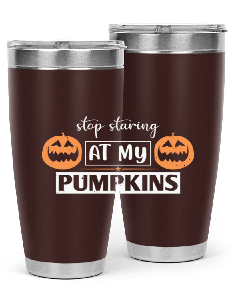stop staring at my pumpkins 131#- halloween- Tumbler