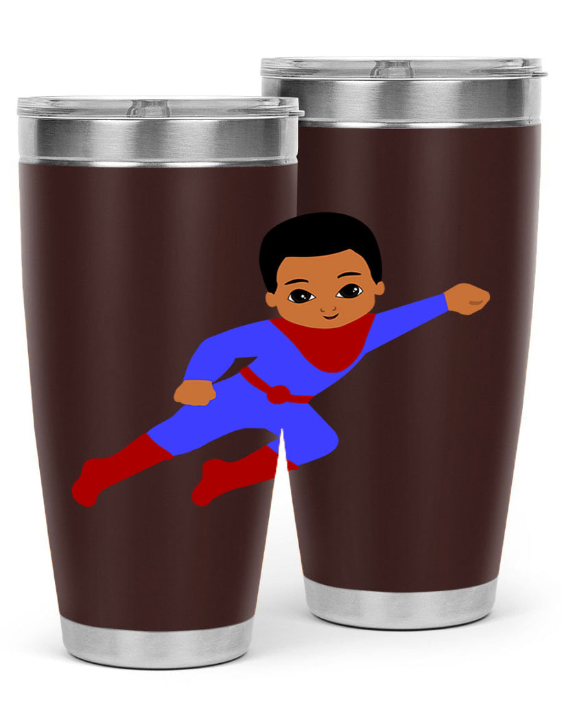 super kid 14#- black men - boys- tumbler