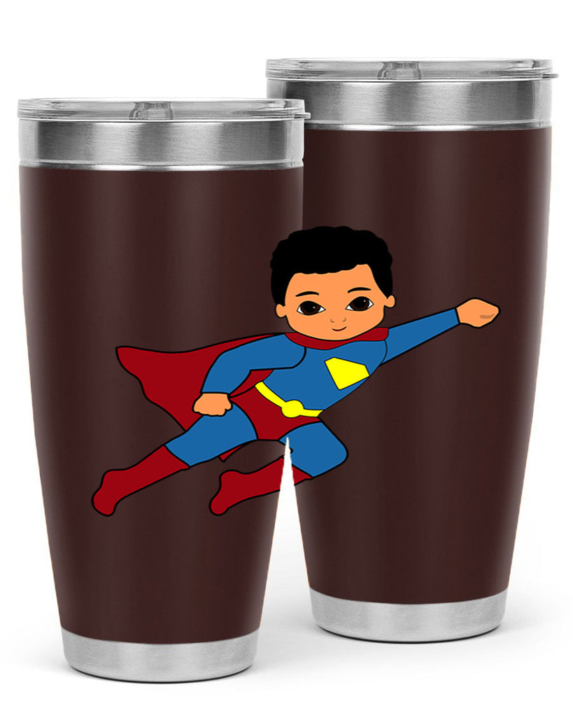 super kid 15#- black men - boys- tumbler