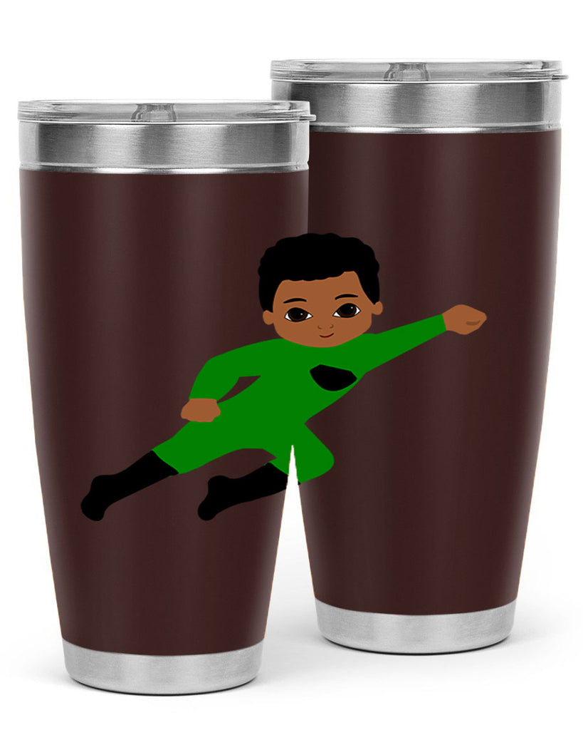 super kid 6#- black men - boys- tumbler