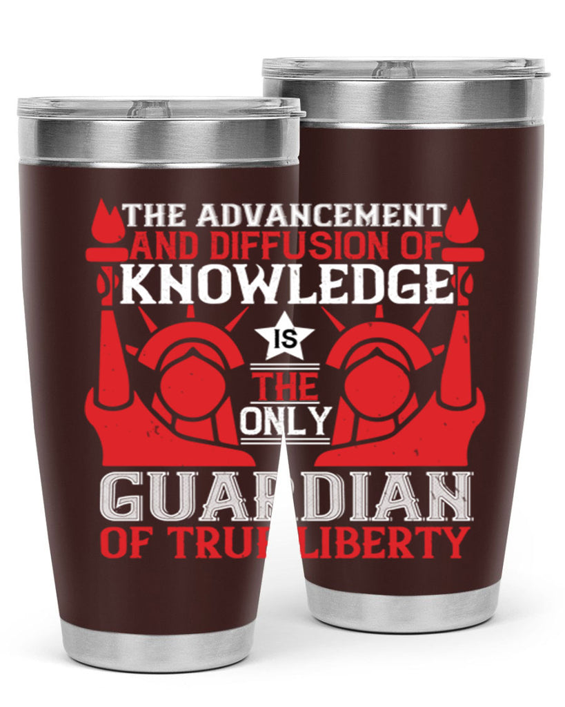 the advencement and diffusion of knowledge Style 190#- Fourt Of July- Tumbler