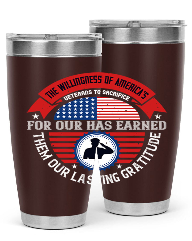 the willingness of americas 88#- Veterns Day- Tumbler