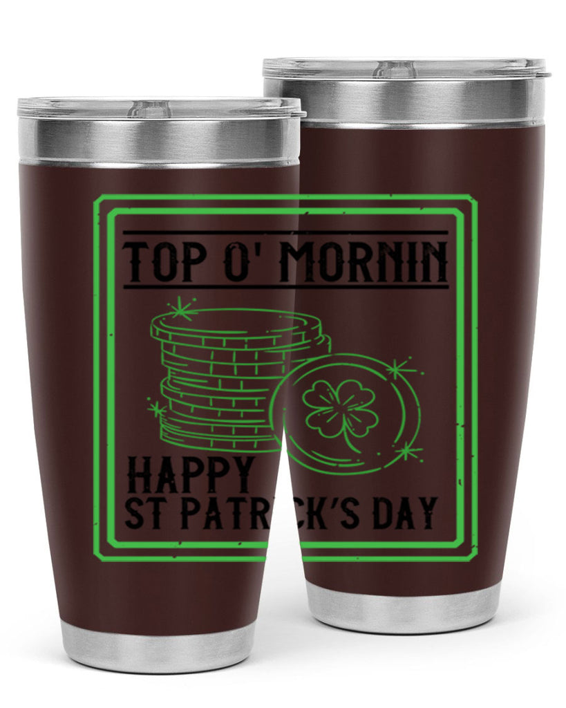 top o mornin happy st patrick’s day Style 8#- St Patricks Day- Tumbler