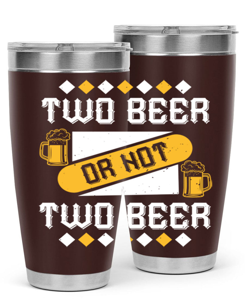 two beer or not two beer 3#- beer- Tumbler
