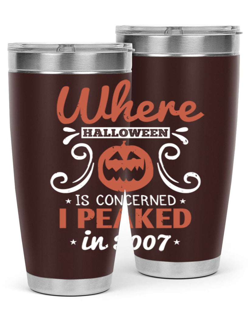 where halloween is 122#- halloween- Tumbler