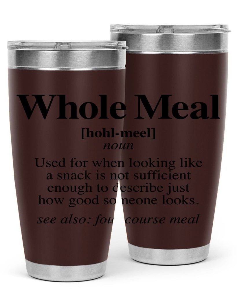 whole meal 10#- black words phrases- Cotton Tank