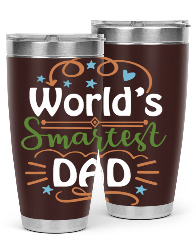 world’s smartest dad 2#- fathers day- Tumbler