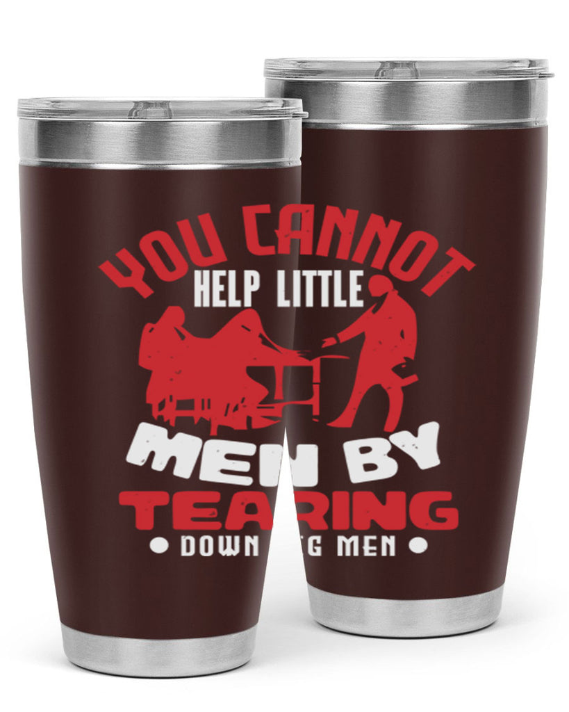 you cannot help little men Style 72#- Fourt Of July- Tumbler