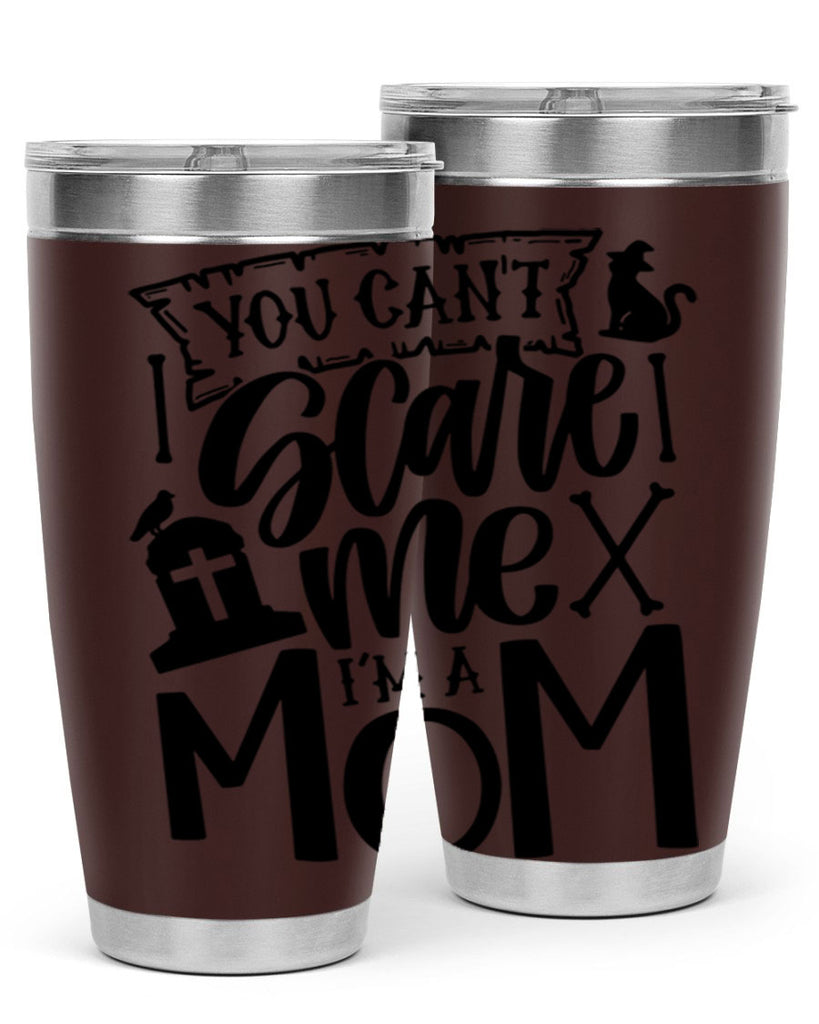 you cant scare me im a mom 1#- halloween- Tumbler