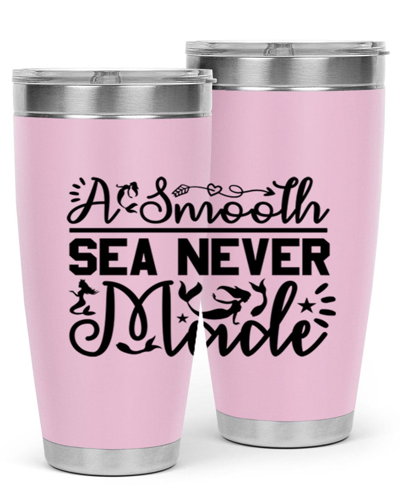 A Smooth Sea Never Made 11#- mermaid- Tumbler