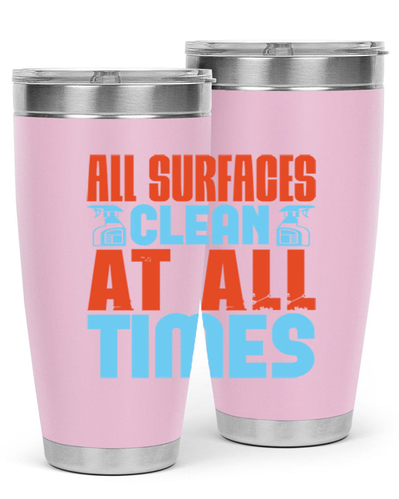 All surfaces clean at all times Style 2#- cleaner- tumbler