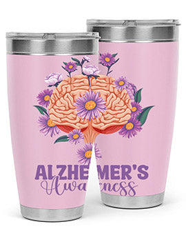 AlzheimerS Awareness Brain 12#- alzheimers- Tumbler