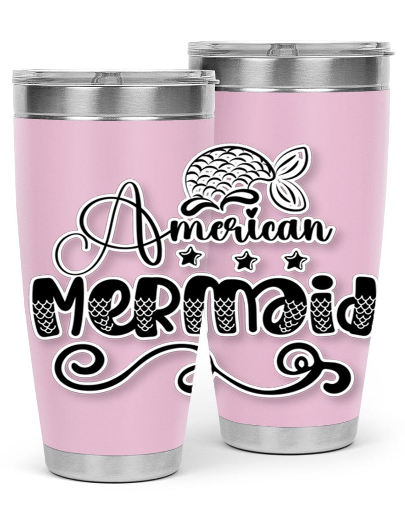 American Mermaid 15#- mermaid- Tumbler