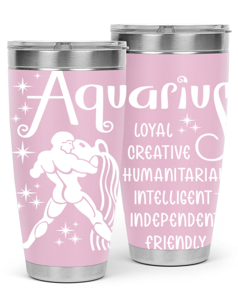 Aquarius 68#- zodiac- Tumbler