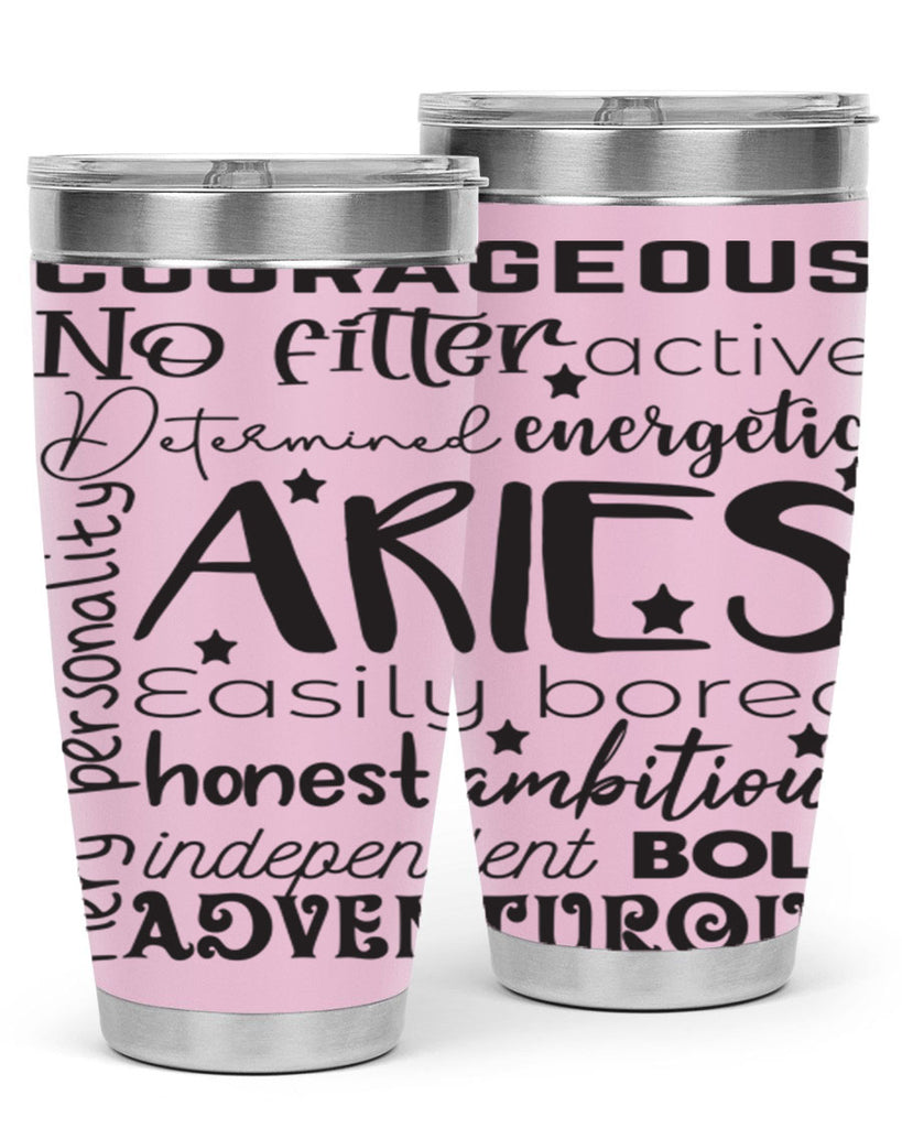 Aries 564#- zodiac- Tumbler