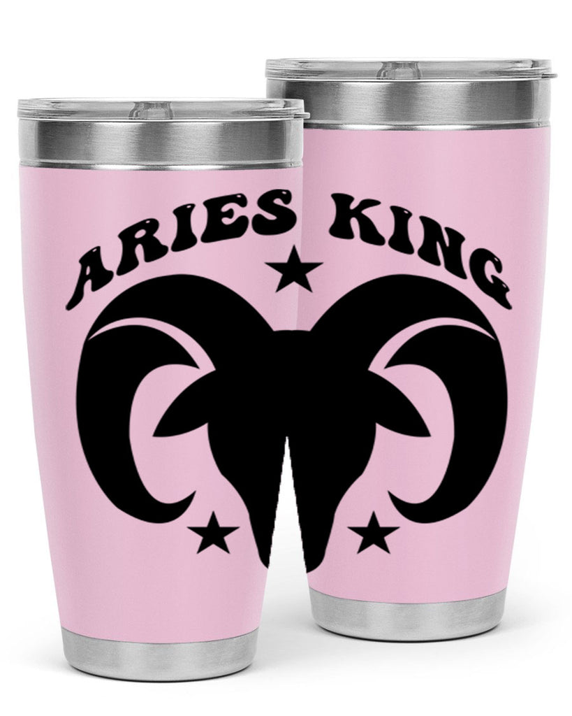 Aries king 110#- zodiac- Tumbler
