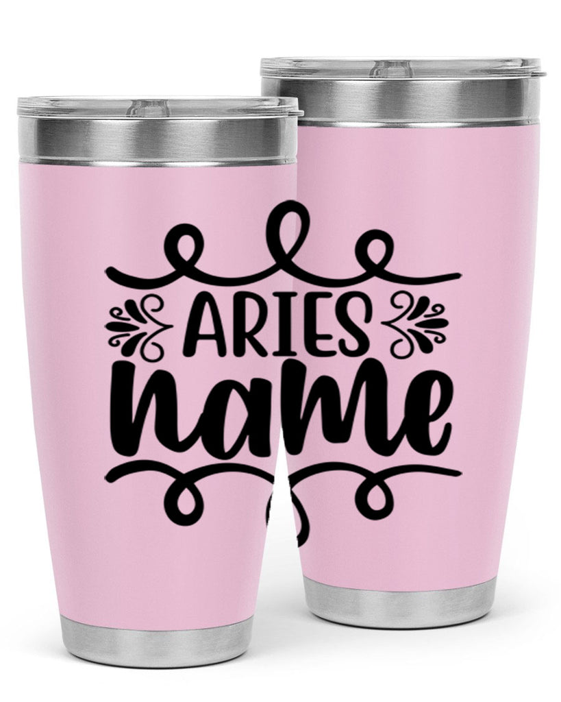 Ariesname 112#- zodiac- Tumbler