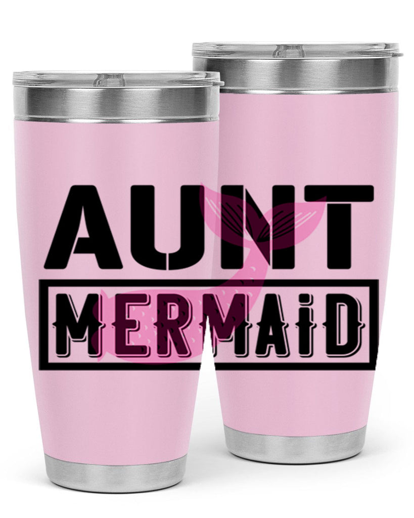 Aunt mermaid 17#- mermaid- Tumbler