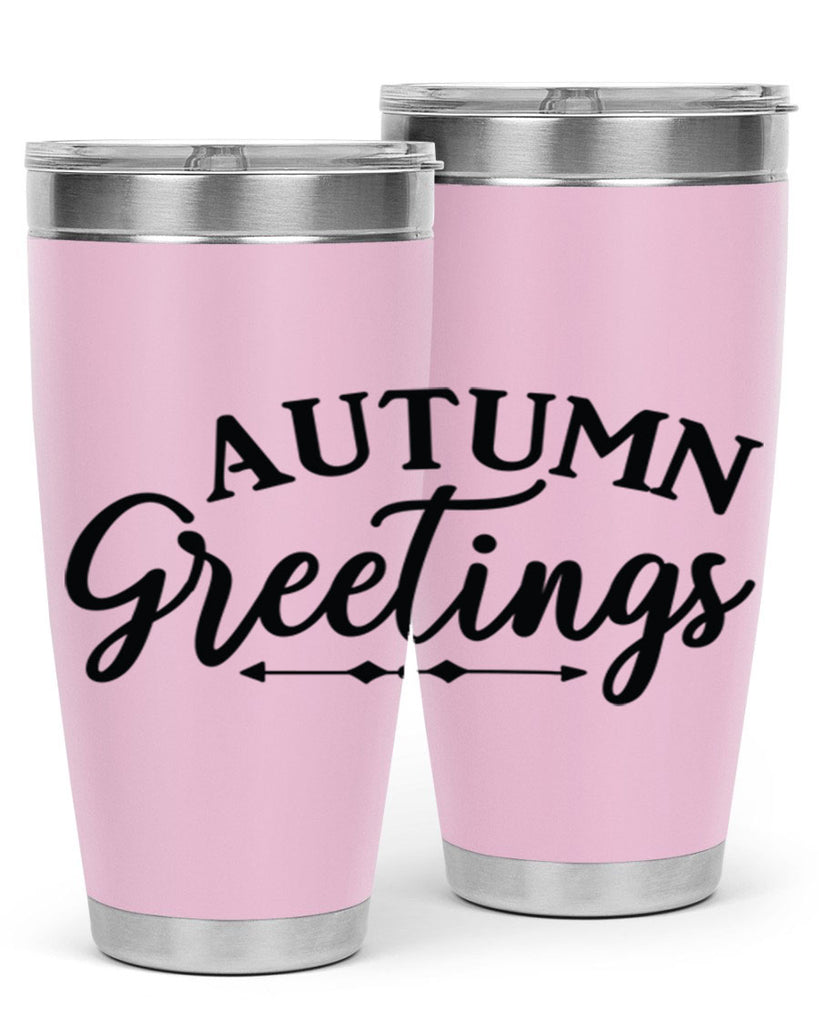 Autumn Greetings 16#- fall- Tumbler
