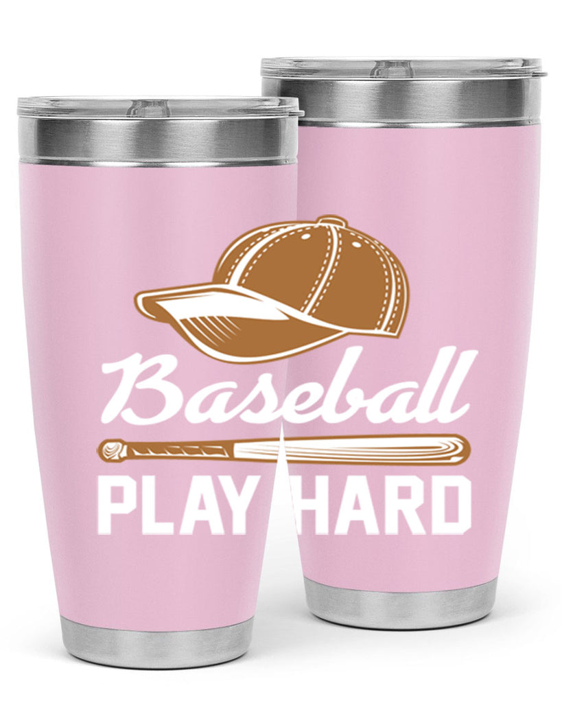 Baseball play 1444#- baseball- Tumbler