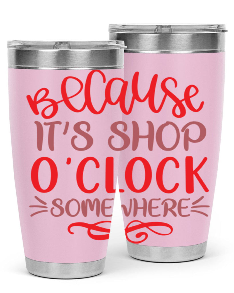 Because Its Shop Oclock Somewhere 19#- fashion- Cotton Tank
