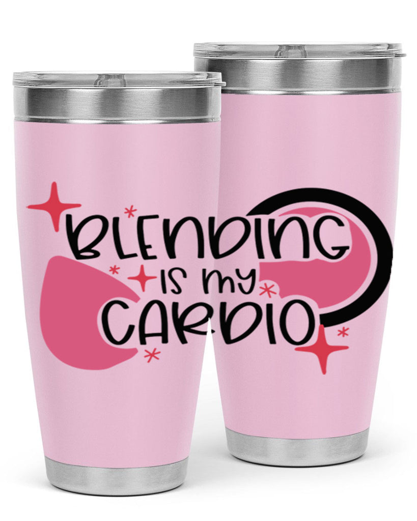 Blending Is My Cardio Style 128#- make up- Tumbler