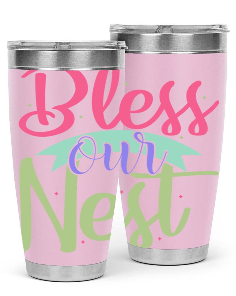 Bless our nest 49#- spring- Tumbler