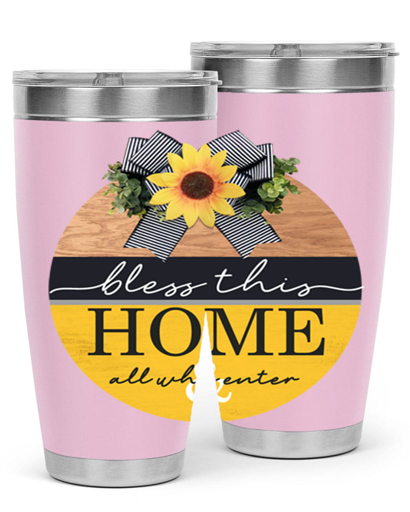 Bless this Home and all Mockup56#- spring- Tumbler