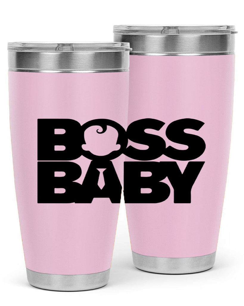 Boss Baby On Board 1#- black words phrases- Cotton Tank